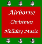 the album cover for Airborne - Christmas: Holiday Music