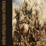 the album cover for Andrea Centazzo Invasion Orchestra - The Battle