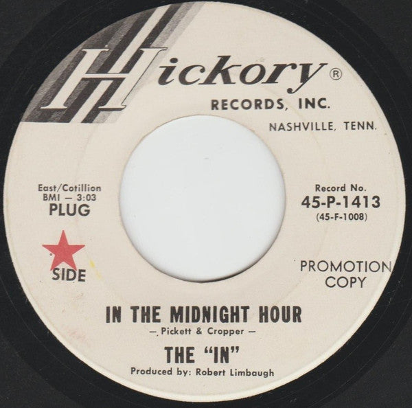 The "In" : In The Midnight Hour(7", Single, Promo)