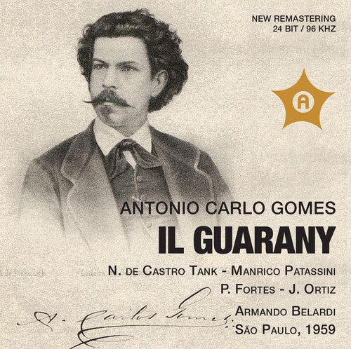 the album cover for Antonio Gomes Carlo - Il Guarany: Tank Patassini