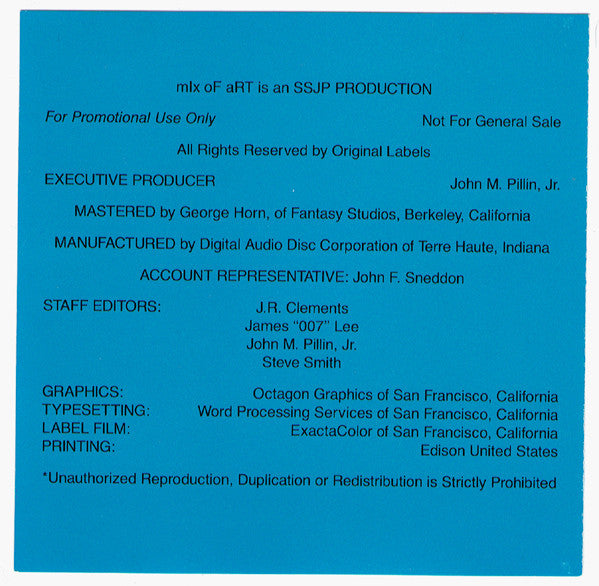 Various : Mix Of Art Disc 001 - Radioactive (CD, Comp, Promo)