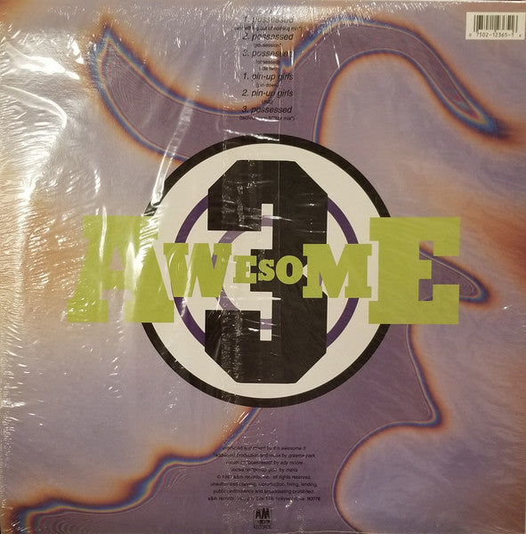 Awesome 3 : Possessed / Pin-Up Girls (12", Single, Bla)