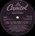 Mantronix : Take Your Time (12")