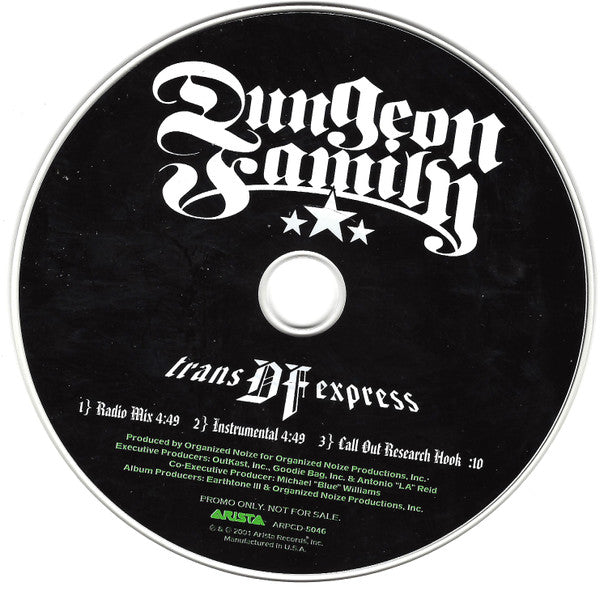 Dungeon Family : Trans DF Express (CD, Single, Promo)