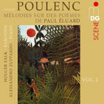 the album cover for Poulenc / Falk / Zuppato - Songs 2 Acc to Paul Eluard