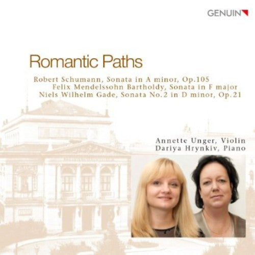 the album cover for Annette Unger - Romantic Paths