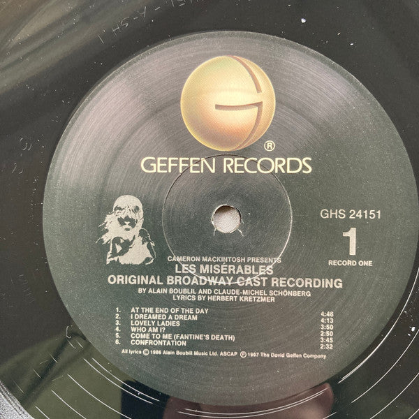 Alain Boublil And Claude-Michel Schönberg Lyrics By Herbert Kretzmer Presented By Cameron Mackintosh : Les Misérables (The Musical Sensation) (2xLP, Album, All)