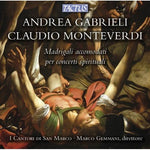 the album cover for Gabrieli / Gemmani / Modena - Madrigals Adapted for Use As Sacred Music