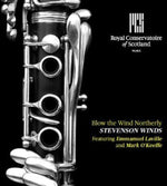 the album cover for Francaix / Stevenson Winds - Blow the Wind Northerly
