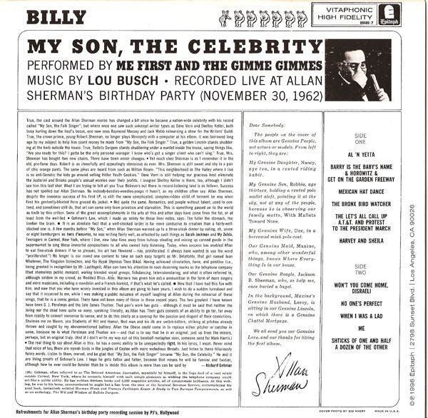 Me First And The Gimme Gimmes : Billy (7", Gre)