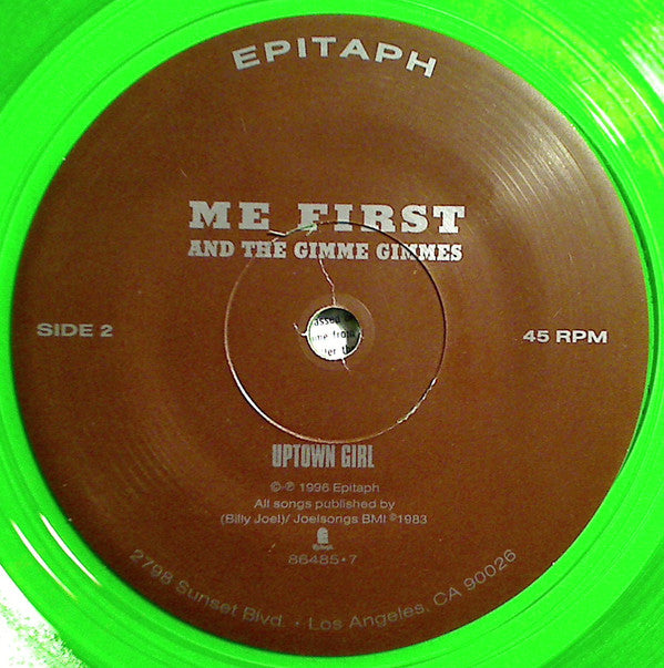 Me First And The Gimme Gimmes : Billy (7", Gre)