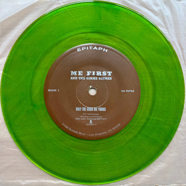 Me First And The Gimme Gimmes : Billy (7", Gre)
