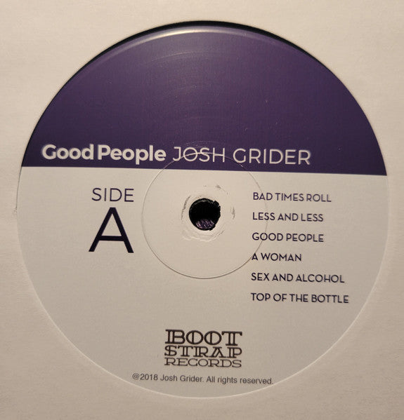 Josh Grider : Good People (LP, Album)