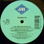 Samantha Fox : I Only Wanna Be With You (12", All)