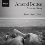 the album cover for MATTHEW BARLEY - Around Britten