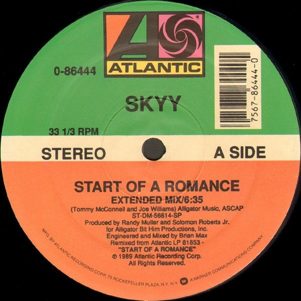 Skyy : Start Of A Romance (12", Single, Spe)