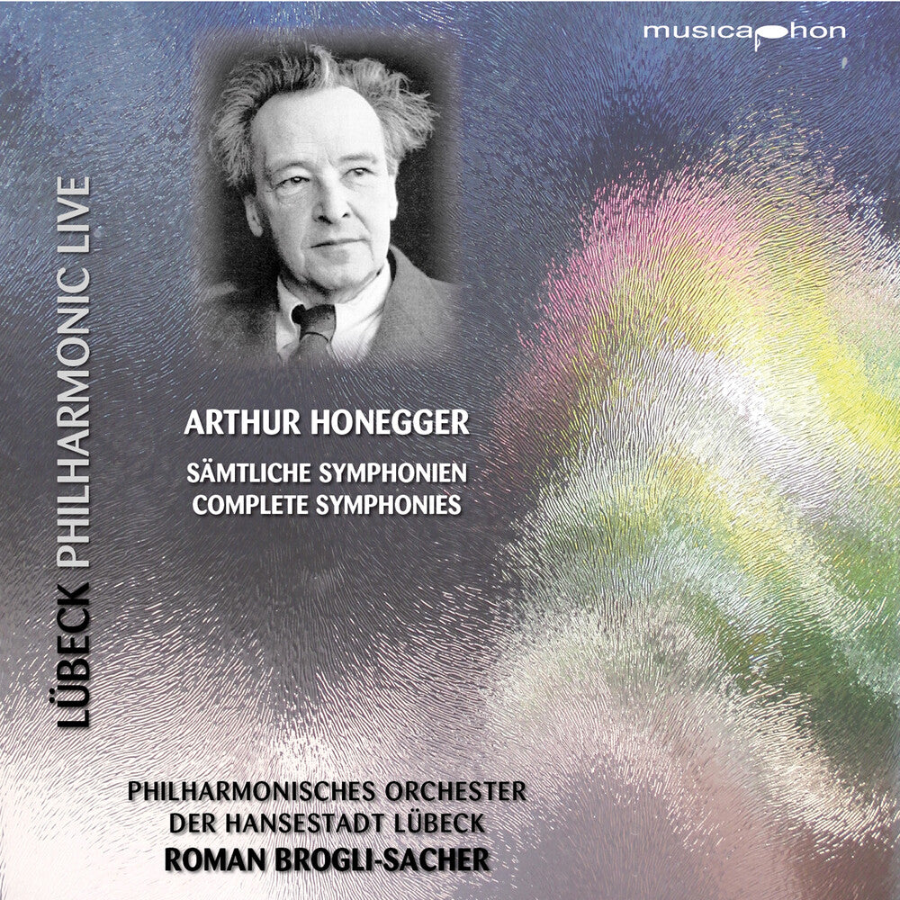 the album cover for Arthur Honegger / Philharmonic Orchestra Lubeck - Complete Symphonies