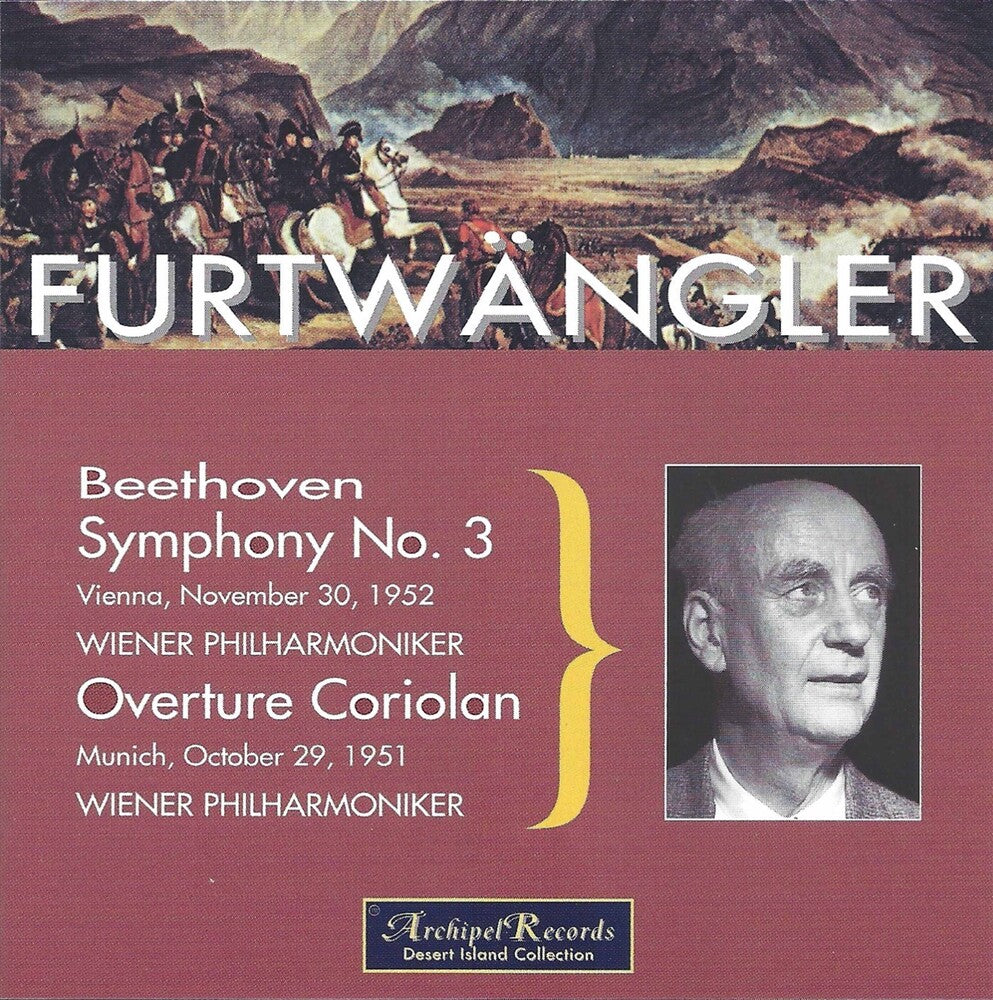 the album cover for Wilhelm Furtwängler - Sym 3-Wien 30.11.1
