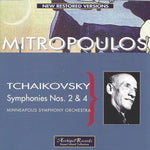 the album cover for Tchaikovksy / Mitropoulos - Sym 2 & 4-Minneap