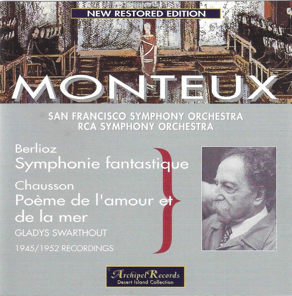 the album cover for Berlioz / Monteux - Sym Fantastique + Chauss
