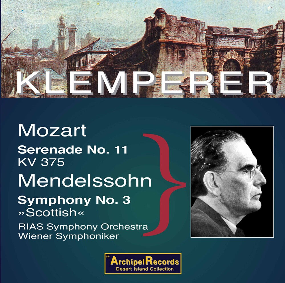 the album cover for Otto Klemperer - Sinfonie 3 Mozart Serenade
