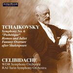 the album cover for SERGIU CELIBIDACHE - Sym 6 Romeo & Jula