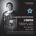 the album cover for Monteverdi / Hindemith - L Orfeo: Sinimberghi-Graf