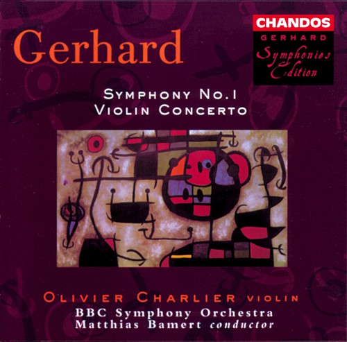 the album cover for Olivier Charlier - Symphony 1 Violin Concerto