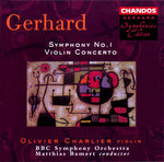 the album cover for Olivier Charlier - Symphony 1 Violin Concerto