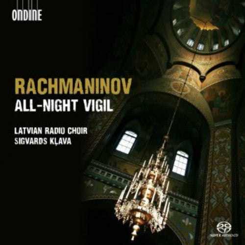 the album cover for Rachmaninov / Latvian Radio Choir / Klava - All-Night Vigil