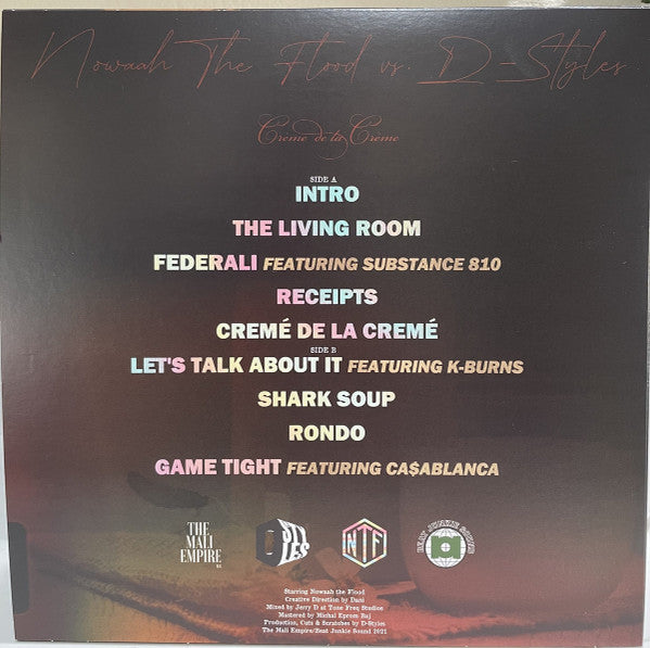 Nowaah The Flood X D-Styles : Creme De La Creme (LP, Album, Ltd)