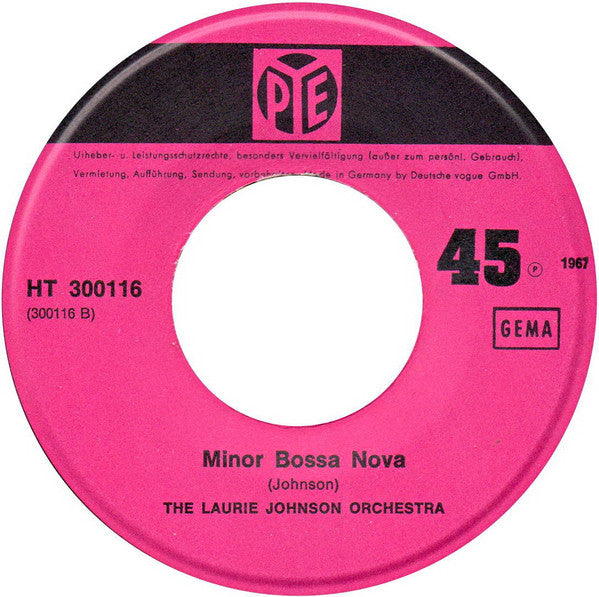 The Laurie Johnson Orchestra : The Avengers (7")