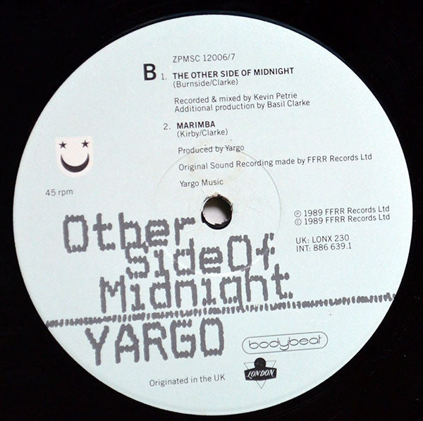 Yargo : The Other Side Of Midnight (12")