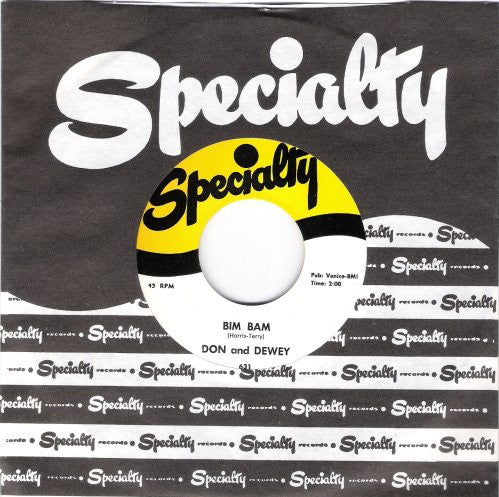 Don & Dewey : Bim Bam / Justine (7", Single)