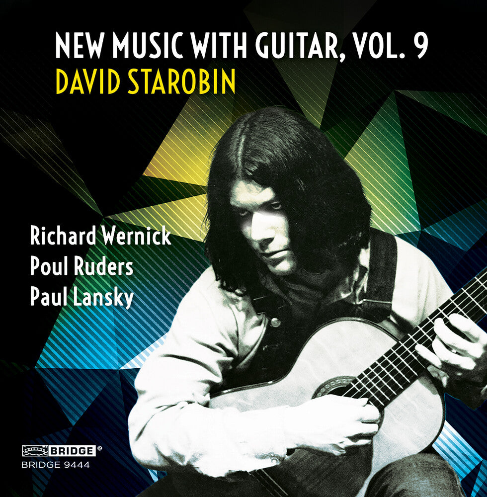 the album cover for DAVID STAROBIN - David Starobin: New Music with Guitar 9