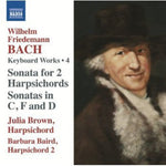 the album cover for Julia Brown - Works for Harpsichord 4