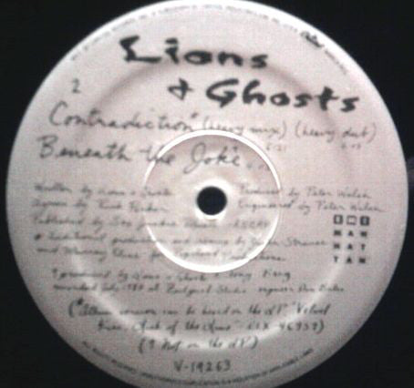 Lions & Ghosts : Contradiction (12")