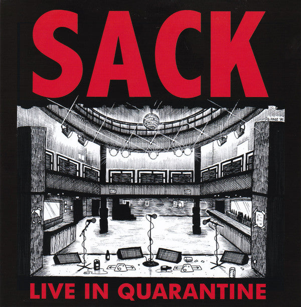 Sack (3) : Live In Quarantine (7", Bur)