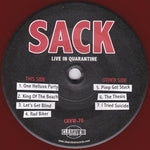 Sack (3) : Live In Quarantine (7", Bur)