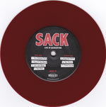 Sack (3) : Live In Quarantine (7", Ltd, Bur)
