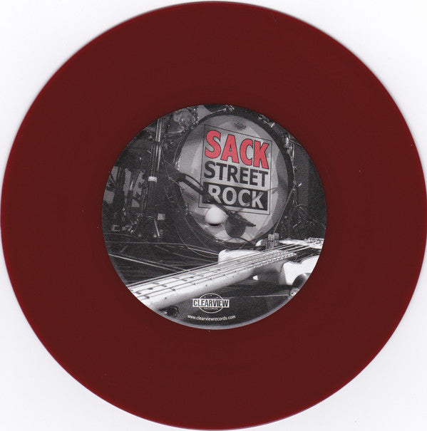 Sack (3) : Live In Quarantine (7", Ltd, Bur)