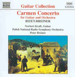 the album cover for Norbert Kraft - Carmen Concerto for Guitar & Orchestra
