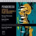 the album cover for Krzysztof Penderecki - Capriccio for Violin & Orchestra