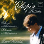 the album cover for Pawel Kowalski - Four Ballades