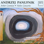 the album cover for Panufnik / Kabara / Michniewski / Sinf Cracovia - Arbor Cosmica / Violin Concerto