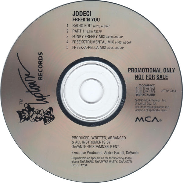 Jodeci : Freek'n You (CD, Single, Promo)
