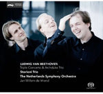 the album cover for Beethoven / Storioni Trio / De Vriend - Triple Concerto & Archduke Trio