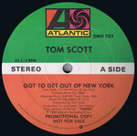 Tom Scott : Got To Get Out Of New York / Aerobia (12", Promo)