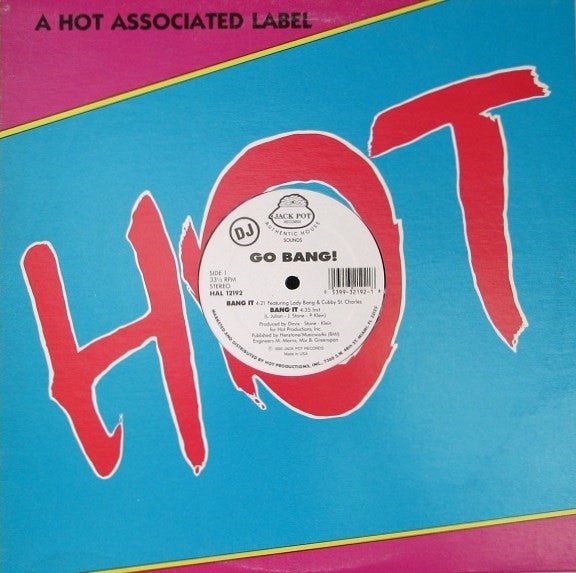 Go Bang : Bang It (12", Promo)