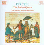 the album cover for The Scholars Baroque Orchestra - Indian Queen